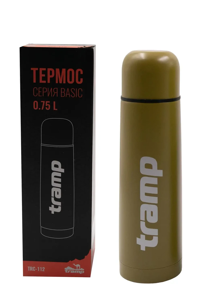 Термос Tramp Basic 0,75л для гарячих напоїв, хакі, фото 1