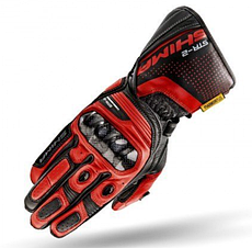 МОТОРУКАВИЦІ ШКІРЯНІ SHIMA STR-2 GLOVES BLACK/RED
