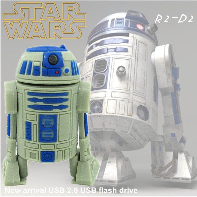Флешка 64 гб R2D2 Star Wars Р2Д2 черная - фото 1 - id-p1815420274