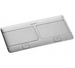  54022 Legrand Висувний розетковий блок у стіл або підлогу 6-модульний, колір неіржавка сталь