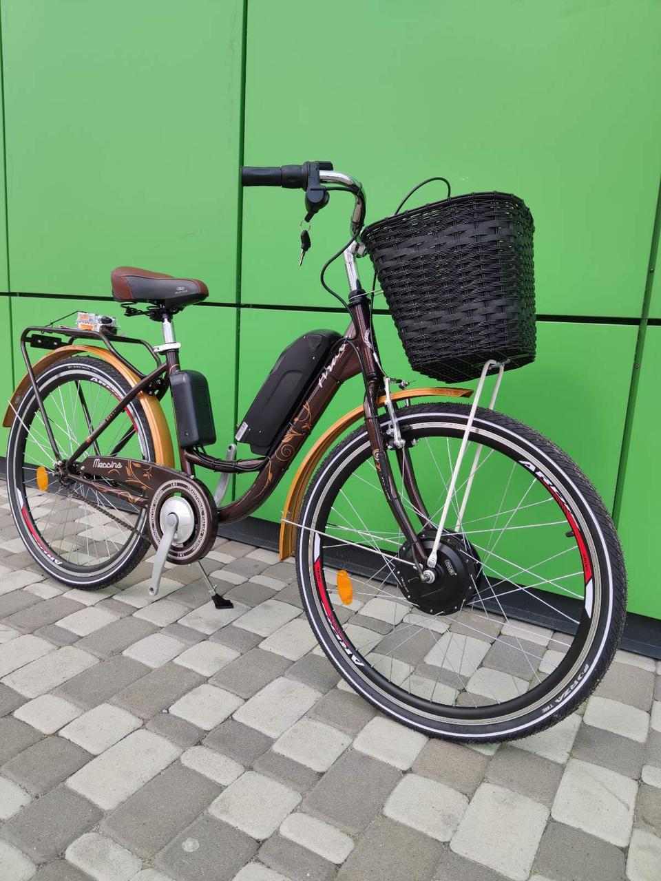 Електровелосипед Lady "Messina" 500 W MXUS Акб 54V ebike редукторний Дорожній