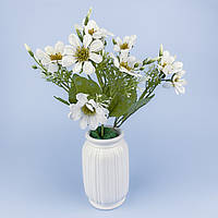 Искусственные белые маргаритки в букете, 10 цветков, 30 см