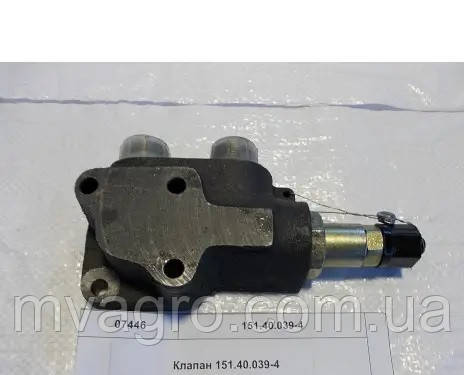 Клапан запобіжний Т-150 під насос НШ-32 рульового управління 151.40.039-4, фото 1