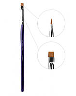 Creator Synthetic №15 рівний пензель для фарбування брів BROW BRUSH / Alla Zayats