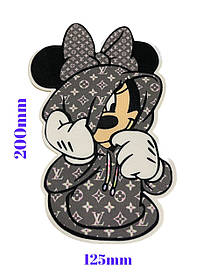 Нашивка Мінні Маус / Minnie Mouse 125х200 мм