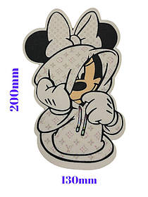 Нашивка Мінні Маус / Minnie Mouse 125х200 мм