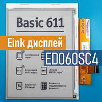 ED060SC4 с установкой PocketBook Basic 611 экран матрица дисплей