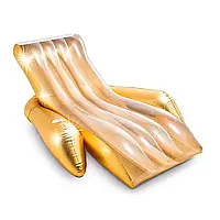 Матрац-крісло пляжний Intex 56803, 175-119-61см, підсклянник