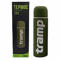 Питьевой термос Трамп Tramp Soft Touch 1,2л, хаки