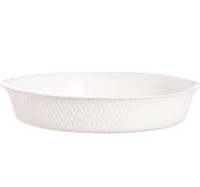 Біла кругла страва Luminarc Smart Cuisine Wavy для запікання та подавання 28 см (Q8178)