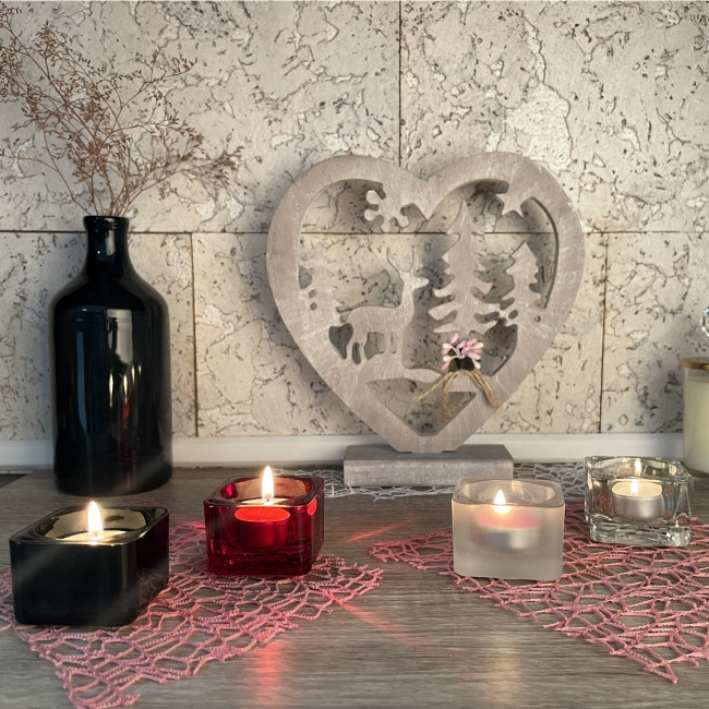 Підсвічник Uniglass квадратний прозорий 50 мм (36002-TH12B2), фото 1