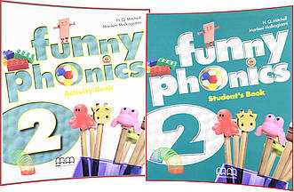 Funny Phonics 2. Student's+Activity Book. Комплект книг з англійської мови. Підручник+Зошит. MM Publications
