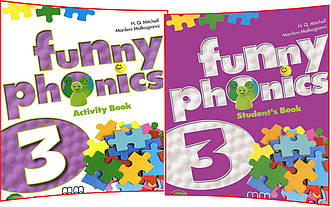 Funny Phonics 3. Student's+Activity Book. Комплект книг з англійської мови. Підручник+Зошит. MM Publications