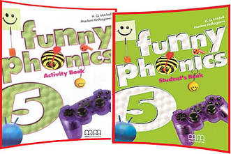 Funny Phonics 5. Student's+Activity Book. Комплект книг з англійської мови. Підручник+Зошит. MM Publications