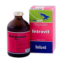 Интровит, поливитаминный препарат для животных, 100 мл