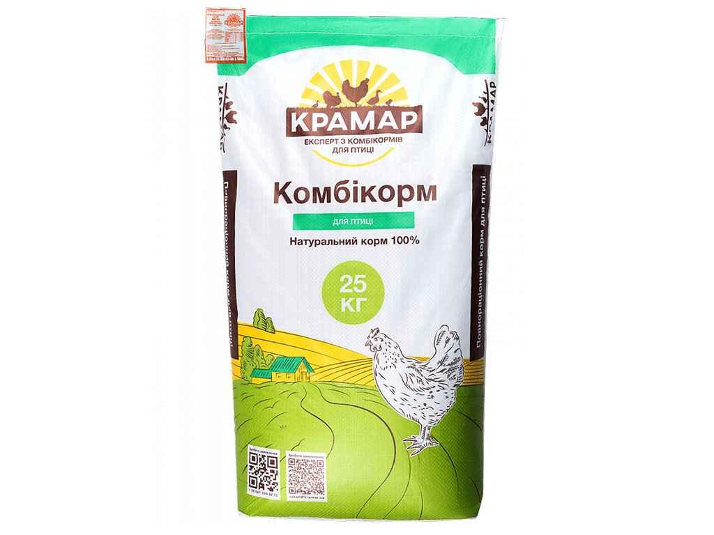 Комбікорм для бройлерів (1-25 днів)/крупа Старт ПК 5-4 25кг ТМ КРАМАР BP