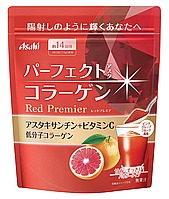 Коллаген с астаксантином Perfect Asta Collagen Powder Red Premier, Asahi, 105 g (курс 14 дней)