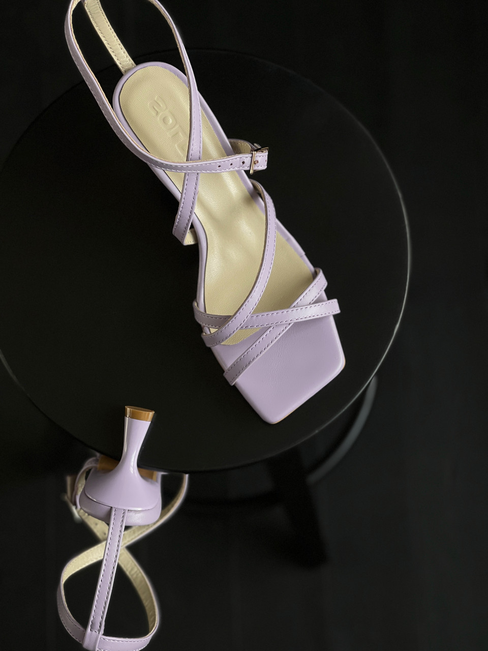 Босоніжки з квадратним носочком, фото 1