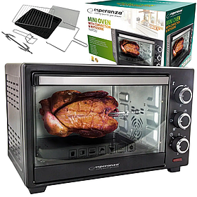 Електродуховка Електропіч Esperanza EKO006 Настільна духовка 25л