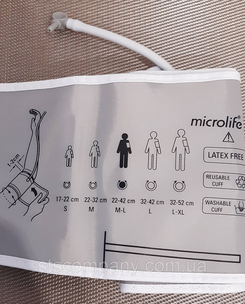 Манжета Microlife Манжет до тонометру мікролайф й коннектор MICROLIFE оригінал розмір L 22-42см