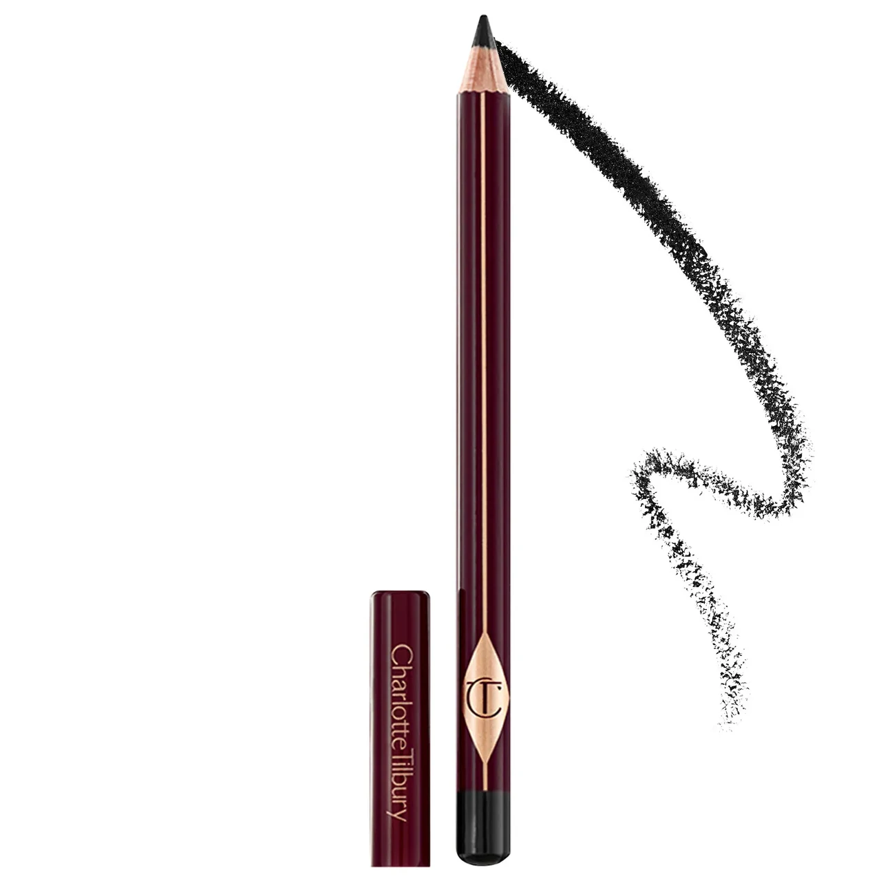 Олівець для очей чорний Charlotte Tilbury The Classic Eye Powder Pencil Classic Black без коробки 1.1 г