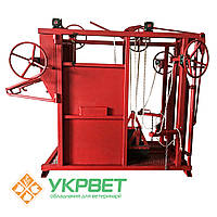 Станок для розчистки копит та фіксації ВРХ  УТ 1