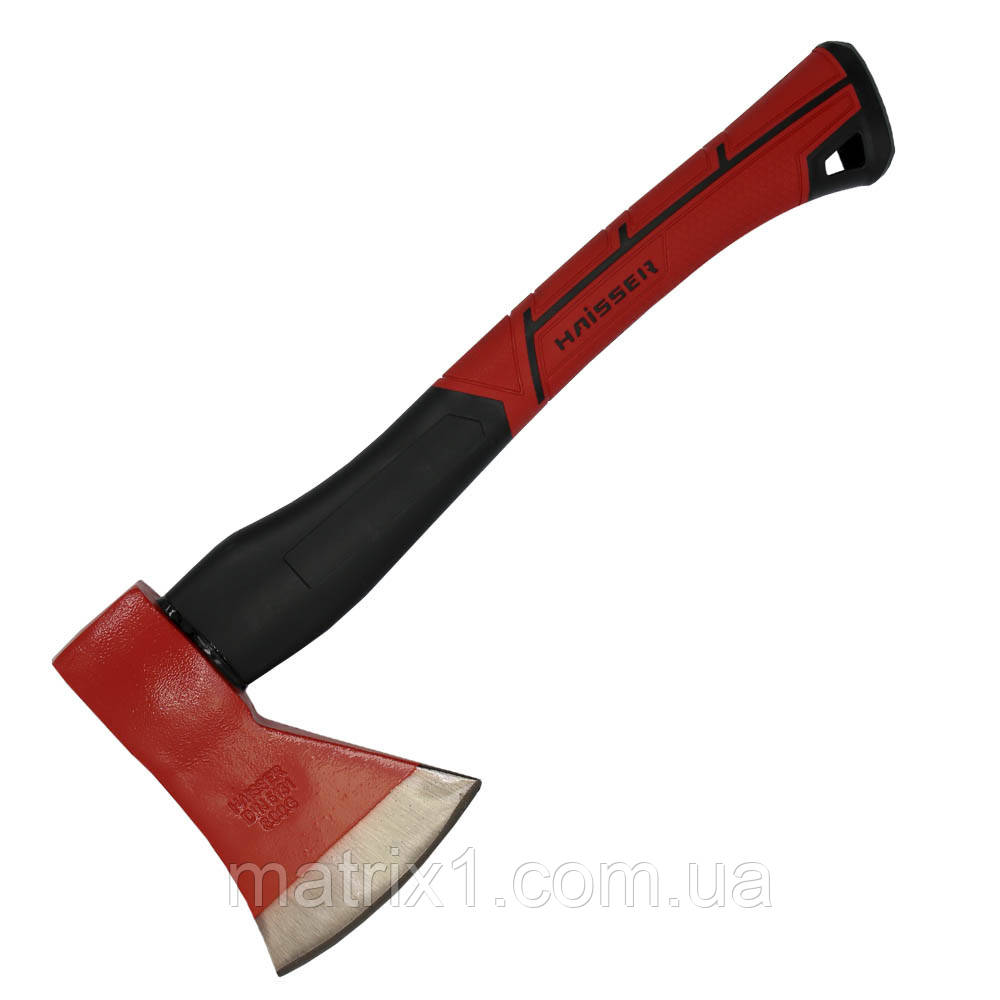 Сокира 800 г ручка зі скловолокна HAISSER 44122, фото 1