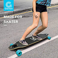 Скейтборд Gonex Longboard 42-дюймовый из 9-слойного натурального клена