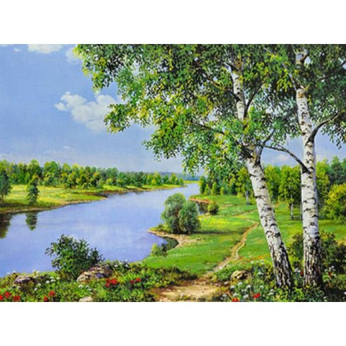 Картина за номерами на дереві 40х50 см DIY Природа (RAD3119 )