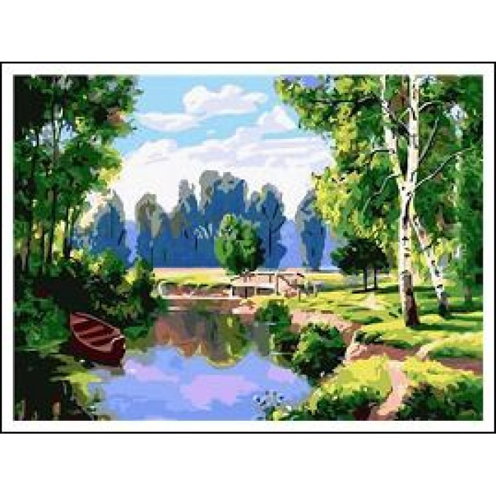 Картина за номерами на дереві 40х50 см DIY Природа (RAD5050)