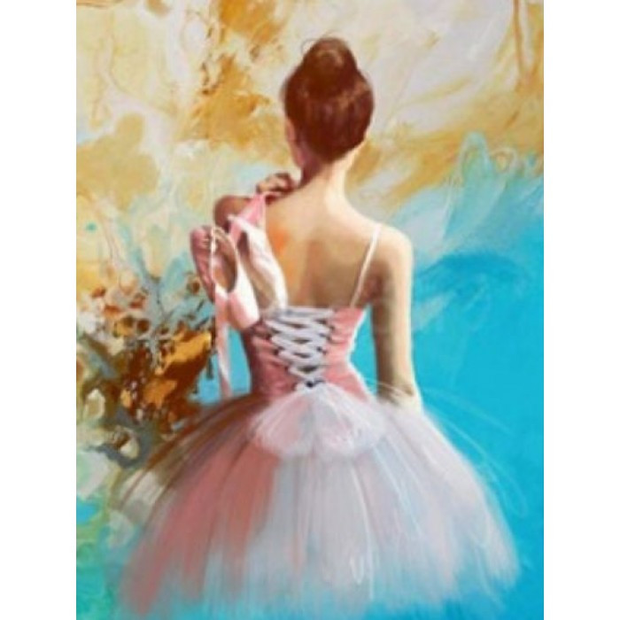 Картина за номерами 40х50 см DIY (без коробки) Пуанти (RSB8361_O)