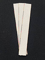 Белые одноразовые пилочки 150 грит papmAm для прямой пилочки Сталекс PRO Expert 22 150 грит DFCE-22-150