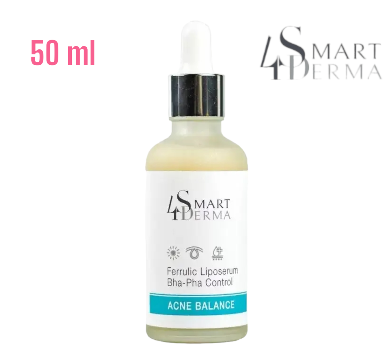 Липосомальная сыворотка с феруловой кислотой Smart4Derma Acne Balance ...