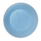 Миска салатниця пластикова 1 літр блакитна Ø 16 см h=8 см (ПолімерАгро), фото 3