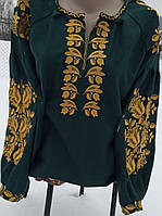Жіноча вишиванка блуза льон