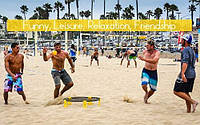 Игра в мяч увлекательная Мини пляжный волейбол Strikeball game set