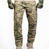 Бойові штани мультикам ріп стоп (M - XXXL) Тактичні штани армійські ЗСУ камуфляжні для полювання та риболовлі