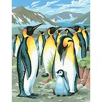 Картина за номерами 20х30 см DIY (без коробки) Пінгвіни (RAS20693_O)
