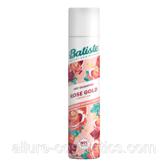 Сухой шампунь Batiste Dry Shampoo Rose Gold 200 мл, фото 1