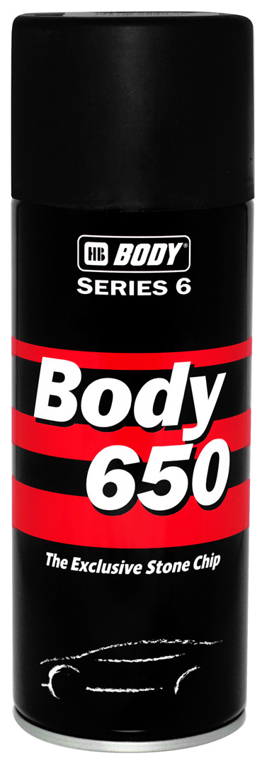 Антигравій HB BODY Spray 650, 400 мл Аерозоль Чорний
