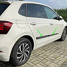 Молдинги на двері для Volkswagen Polo VI 5dr 2017+, FL 2021+