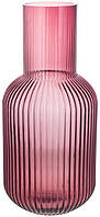 Ваза скляна Ariadne "Bottle" Ø 15x34 см, темно-рожева
