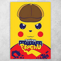 Плакат постер "Покемон. Детектив Пикачу / Detective Pikachu" №2
