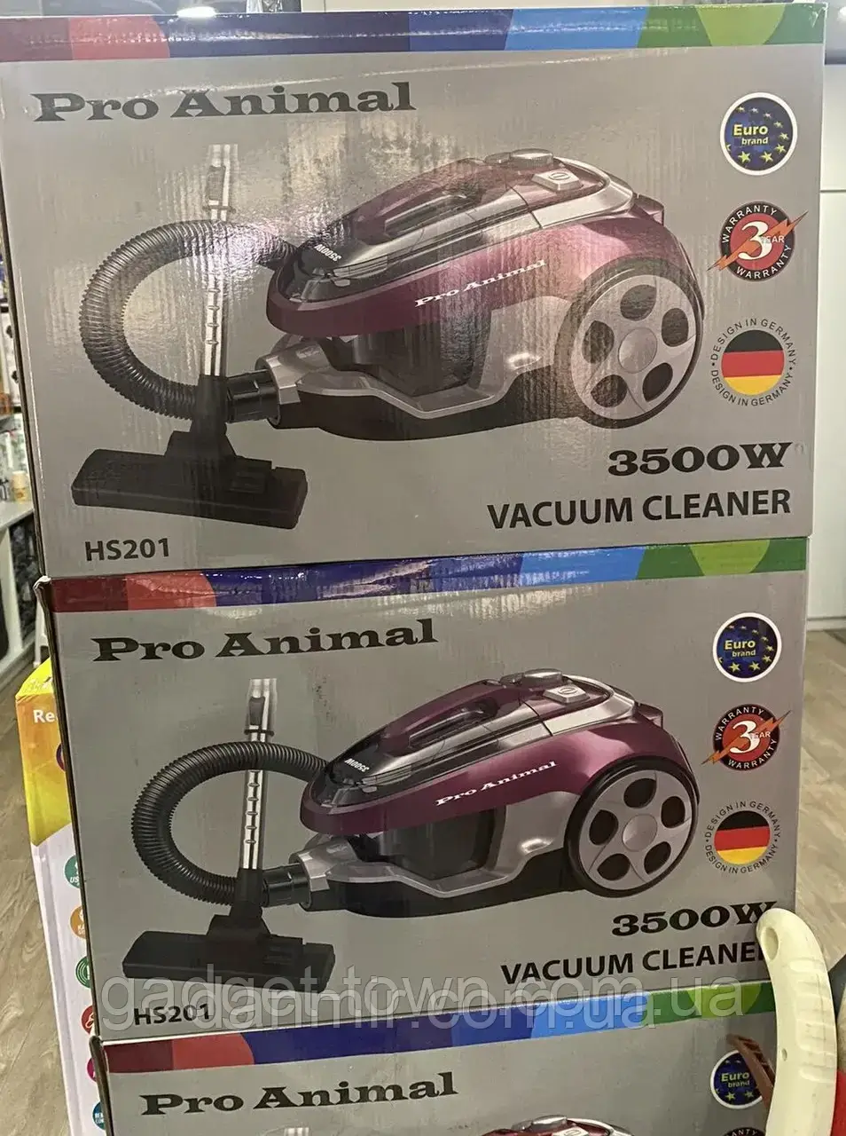 Пилосос контейнерний Pro Animal колбовий HEPA без мішка (3500Вт)