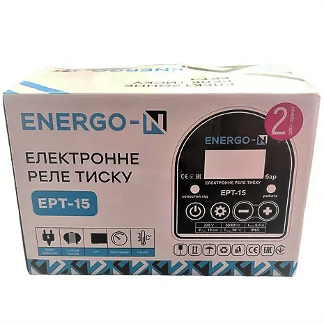 Купить Электронное реле давления воды ENERGO-N EPT-15 автоматика для ...