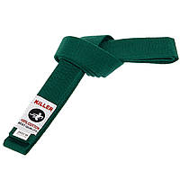 Пояс для кімоно KILLER для карате, дзюдо, айкідо, тхеквондо (довжина-240-280 см) зелений