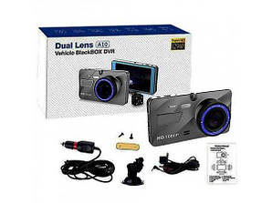 Відеореєстратор для автомобіля Dual Lens A10 F9 V2 Full HD 1080 H31 3,5 дюйми