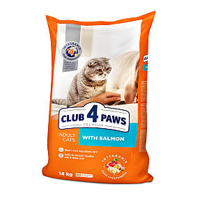 Клуб 4 Лапи Premium Salmon для кішок із лососем 14 кг