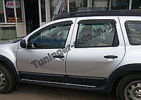 Дефлекторы окон (ветровики) Renault Duster 2010-2017 (Hic)