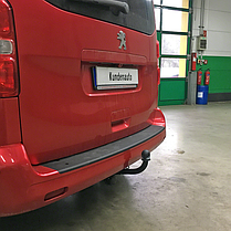 Фаркоп Peugeot Traveller 2016- (Пежо Травелер) без підрізу бампера, фото 6